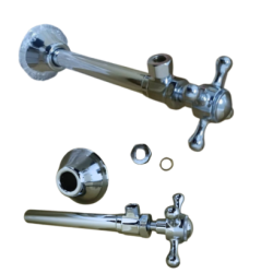 VAB0045 Angle Stop Valve, Cross Handle